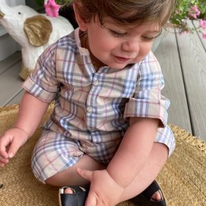 Burberry Colton Check Shortall